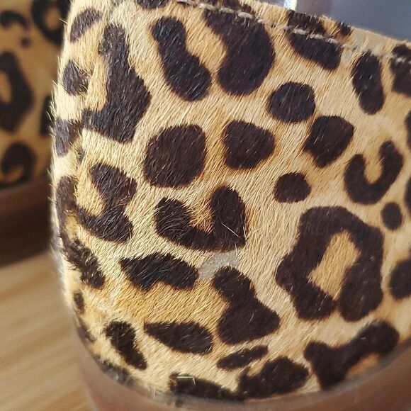 Crown Vintage Animal Print Calf Hair Carla 2 Loafer Closed Toe Women's 8.5 - Picture 6 of 10